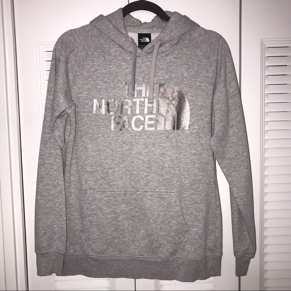 THE NORTH FACE GRAY SWEATSHIRT/HOODIE